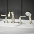 thumbnail image 3 of American Standard Delancey Roman Tub Filler Trim with Personal Shower in Polished Nickel, 3 of 6