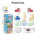 thumbnail image 2 of 16/32/48 Pcs Tetra Tower Balance Stacking Block Game Set, Tetra Tower Game, Stacking Blocks Tetris B-HAPDEN, 2 of 4