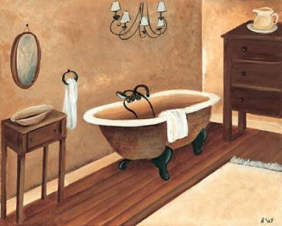 Calm Bath I Canvas
