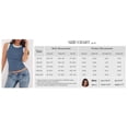 thumbnail image 5 of FreshPretty Crew Neck Tank Top for Women Sleeveless Ribbed Contrasting Slim Fitted Y2k Casual Basic Shirts Spring Summer Tops, 5 of 9