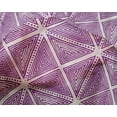 thumbnail image 4 of oneOone Silk Tabby Fabric Dot & Triangle Block Decor Fabric Printed BTY 42 Inch Wide, 4 of 4