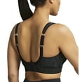 thumbnail image 2 of Panache Non-Wire Sports Bra (7341),36D,Black/Ice Blue, 2 of 5
