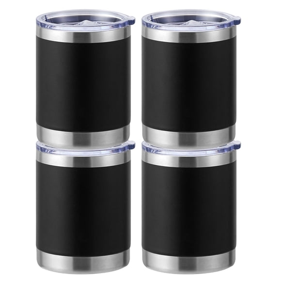 Rambler 10 oz Stackable Lowball 2.0, Vacuum Insulated, Stainless Steel with MagSlider Lid, Canopy Green