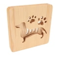 thumbnail image 3 of Lámpara tallada en madera D Lámpara tallada en madera 3D Lámpara tallada en madera Luz nocturna Acabado de lujo Jadeshay A, 3 of 8