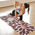 thumbnail image 6 of Red Floral and Petal Pattern Hot Yoga Mat Towel Non Slip for Hot Yoga - Quick-Drying Yoga Mat Cover with 4 Corner Pockets with Travel Bag - Hot Yoga Towel Non Slip Grip Moisture Wicking Sweat 70"x26", 6 of 6
