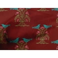 thumbnail image 4 of oneOone Cotton Cambric Fabric Bird & Tree Block Printed Fabric 1 Yard 56 Inch Wide, 4 of 4