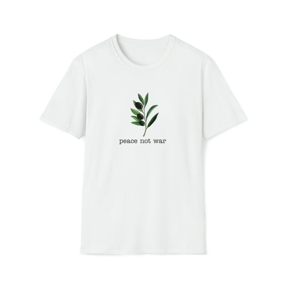 Peace not War - Olive Branch Unisex Softstyle T-Shirt