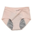 thumbnail image 2 of HUPOM Underwear Girls Underwear High Waist Casual Tie Comfort Waist Beige L, 2 of 3