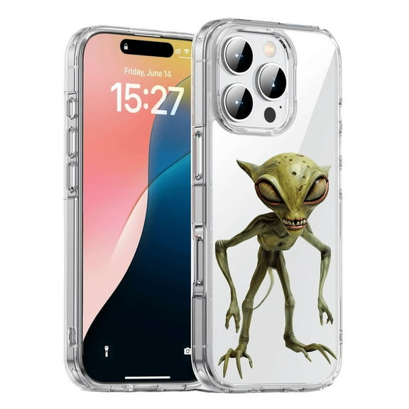 HZSY. Protective Gel Phone Case for iPhone 16 Pro Max - Printed Green Monster