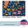 thumbnail image 2 of Tooth Machine Washable Non-Slip Polyester Door Rugs Office Rug Indoor Rug, 2 of 6