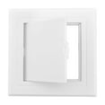 thumbnail image 1 of White ABS Inspection Port White Access Panel Door Plastic Removable Opening Flap Cover Plate Hatch Cover Doors Wall Ceiling, 1 of 7