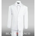 thumbnail image 2 of Black N Bianco White Tuxedo with Bow Tie for Boys of All Ages., 2 of 4