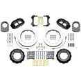 thumbnail image 2 of WILWOOD FRONT & REAR BIG BRAKE COMBO WITH FREE BRAKE LINES, PARKING BRAKE CABLE & FLUID, SL6R 13 SLOTTED FRONT & DPL 12 REAR, BLACK, For 1966-1975 FORD BRONCO W/2.00 OFFSET BIG REAR, 2 of 9