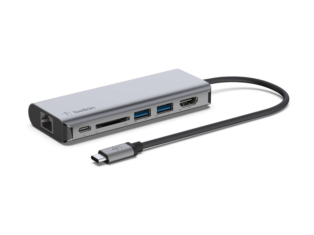 Belkin USB-C 6-in-1 Laptop Docking Station with 4K HDMI