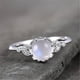 thumbnail image 5 of Fiudx Anillo de Compromiso Elegante con Incrustaciones de Diamantes, 5 of 5