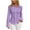 Purple, variant on Women's Button Down Dress Shirts Long Sleeve Collared Tailored Fit Stretch Blouse Curved Hem for Work Office Business Casual, Army Green, L