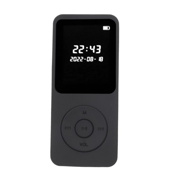 Lecteur MP3, Écran LCD Numérique 1,77 Po Mini Lecteur de Musique MP3 avec Blue tooth 5.0, Enregistreur Vocal, 30 Heures de Lecture, Haut-Parleur HD, Son Hi-Fi Sans Perte Lecteur de Musique
