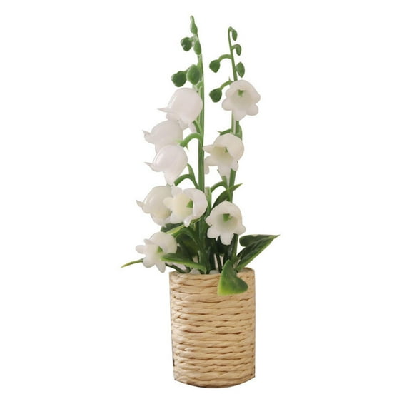 1/12 Dollhouse Miniature Flowers Dollhouse Flower Pot for Boys Toddlers Kids