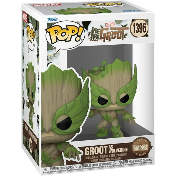 Pop Marvel We Are Groot 3.75 Inch Action Figure - Groot as Wolverine #1396