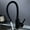 All Black, variant on Flexible Kitchen Faucet High Arch 360° Rotatable Faucet Single Handle Lever for 1 Hole Sink, Hot & Cold Water Faucet Bendable Silicone Hose Easy to Fetch Any Area, All Black