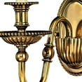 thumbnail image 5 of Brass 1 Light Candle Wall Sconce in Traditional Style-10.75 inches H X 4.5 inches W-Burnished Brass Finish Bailey Street Home 81-Bel-3002407, 5 of 7