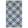 thumbnail image 2 of SAFAVIEH Cambridge Kierra Geometric Wool Area Rug, Navy/Ivory, 3' x 5', 2 of 8