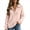 Pink, variant on yillto Womens V Neck Sweater Long Sleeve Fall Outftis Button Collared Baggy Oversized Sweaters