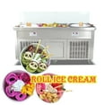 thumbnail image 6 of Kolice Commercial 22" Double Round Pans Fried Ice Cream Rolled Machine-Smart Temperature Control, 6 of 8