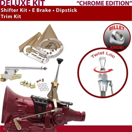 American Shifter PG Shifter Kit Chrome 6 in. E Brake Trim Kit Dipstick for EC99B