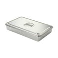 thumbnail image 1 of Abbracc Cake Pan with Cover Rectangular Stainless Steel Nonstick with Lid DIY Baking Pan 44cmx29cm, 1 of 9