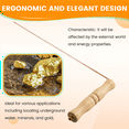 thumbnail image 4 of Copper Dowsing Rods Kit for Divination Tool - Natural Wooden Handles Divining Rods, 4 of 7
