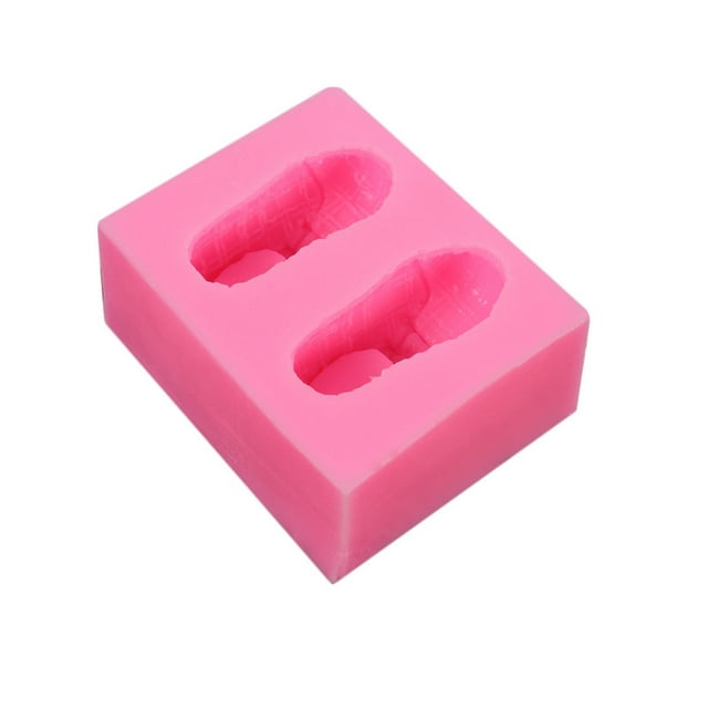 sweethay Lindo zapato en forma de Fondant pastel molde silicona decoración molde Sugarcraft pasteles moldes reutilizable decorativo hornear herramienta Artesanía sweethay HA081541-00