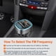 thumbnail image 4 of CAR MP3 Bluetooth Compatible con Bluetooth TF TF TF Audio Reproductor de música Adaptador de transmisor Cargador de teléfono multifuncional con luz Inevent EL022542-01B, 4 of 7