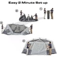 thumbnail image 6 of Ozark Trail WMT-171582 17 ft x 15 ft 11-Person Instant Hexagon Cabin Tent, 6 of 17
