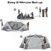 Ozark Trail WMT-171582 17 ft x 15 ft 11-Person Instant Hexagon Cabin Tent