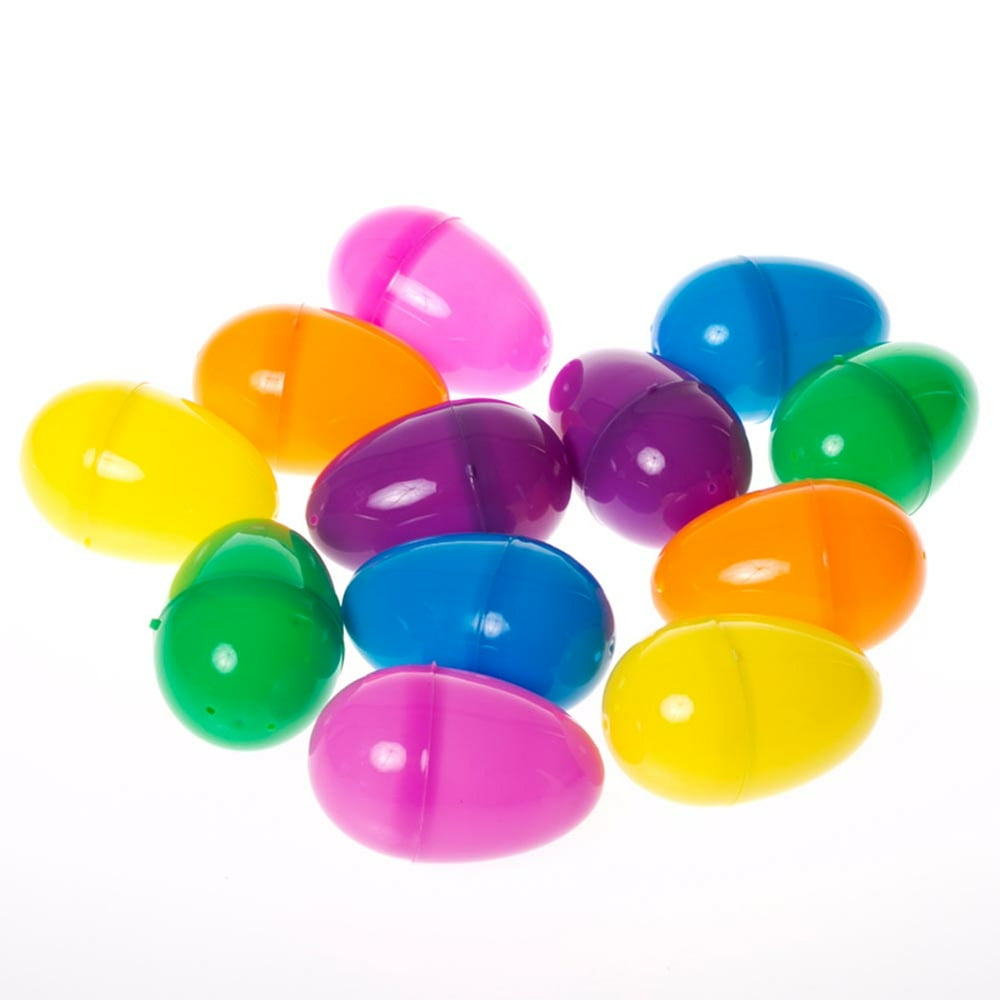 Jumbo Bright Eggs Party Supplies 12 Pieces