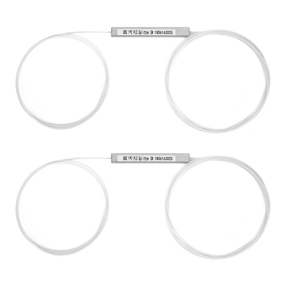 Divisor PLC de fibra desnuda, sin conector, modo único, administración de energía, periféricos de ordenador (1x2), 2 uds.