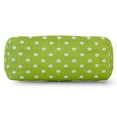 thumbnail image 2 of Majestic Home Goods Decorative Aquamarine Small Polka Dot Round Bolster Pillow, 2 of 5
