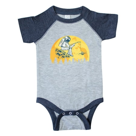 

Inktastic Astronaut Fishing on Moon Gift Baby Boy or Baby Girl Bodysuit