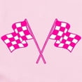 thumbnail image 2 of CafePress - Pink Checkered Flags Infant Bodysuit - Baby Light Bodysuit, Size Newborn - 24 Months, 2 of 4
