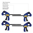 thumbnail image 2 of Quick-Grip Mini Bar Clamps, 4-Pk. 6 In. - 1964758, 2 of 3