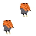 thumbnail image 2 of Polainas para piernas Eigraketly a prueba de polvo 20D recubiertas de silicona Naranja 2Conjunto, 2 of 6