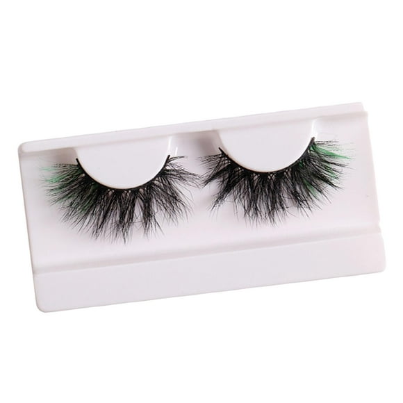 Fake Eye Lash Cat Eye Ligero Extensión de pestañas Alargamiento Aspecto natural Artificial Wispy Soft Faux Falsas pestañas para maquillaje Estilo B Macarena pestañas postizas