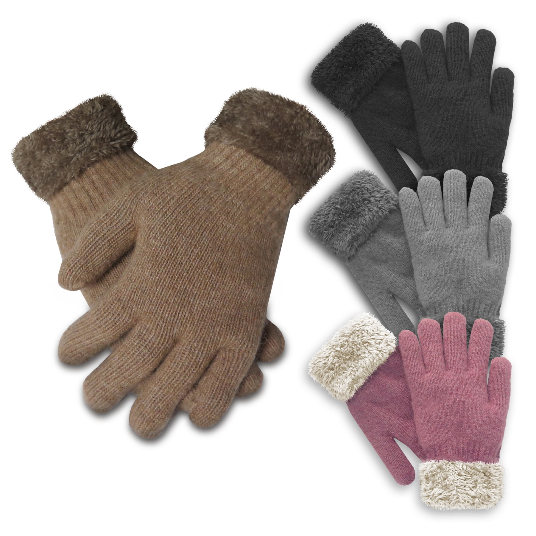 Clear Creek Women's Thermal Insulated Super Warm Winter Gloves with