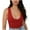 Wine, variant on biudgviw Crop Tank Tops for Women U Neck Sleeveless Shirts Ribbed Solid Color Tee Slim Fit Yoga Athletic Sports Blouses