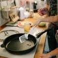 thumbnail image 1 of HEANUJJ 1Pc Non Stick Stainless Steel Cooking Utensil with Hanging Hole for Easy Storage, 1 of 8