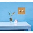 thumbnail image 5 of WIRESTER 2-Gang Toggle Wall Plate/Switch Plate Cover, Bamboo Wood Texture, 5 of 6
