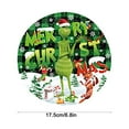 Grinch Christmas Theme Party Decor Plates Tissue Paper Cups Pull Flags ...