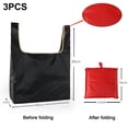 thumbnail image 2 of Bolsa de compras reutilizable Bolsa de compras plegable y lavable a máquina con asa larga, 2 of 5