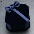 thumbnail image 2 of Opvise Bowknot Decor Necklace Ring Earrings Show Case Display Storage Jewelry Gift Box, 2 of 8